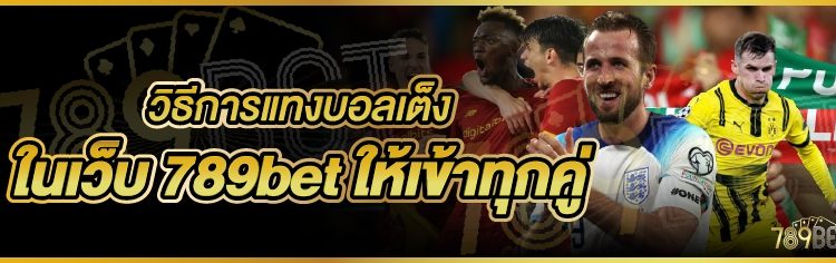 วิธีการแทงบอลเต็ง ในเว็บ 789bet ให้เข้าทุกคู่